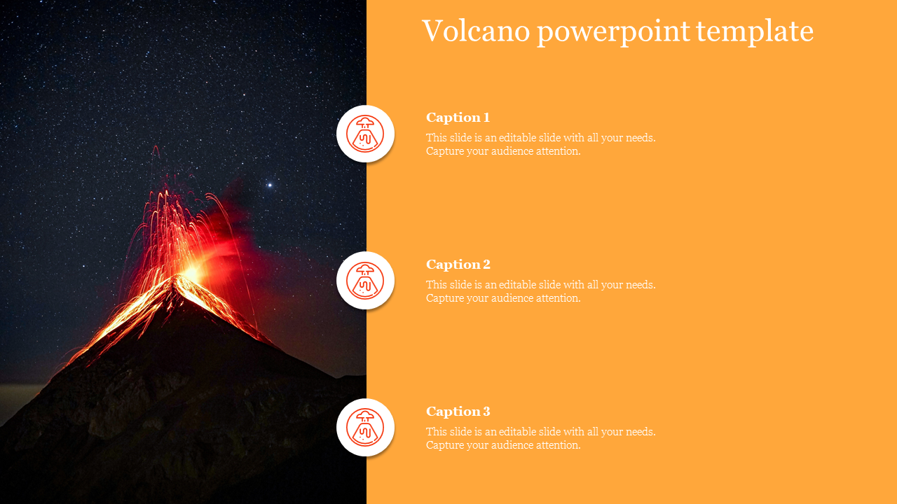 presentation templates volcano